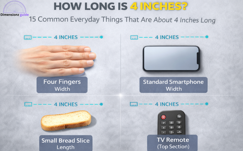 how long is 4 inches