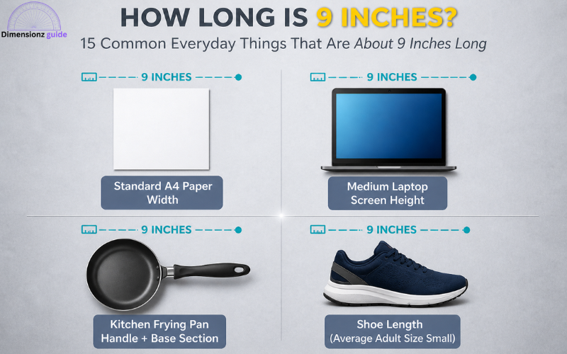 how long is 9 inches