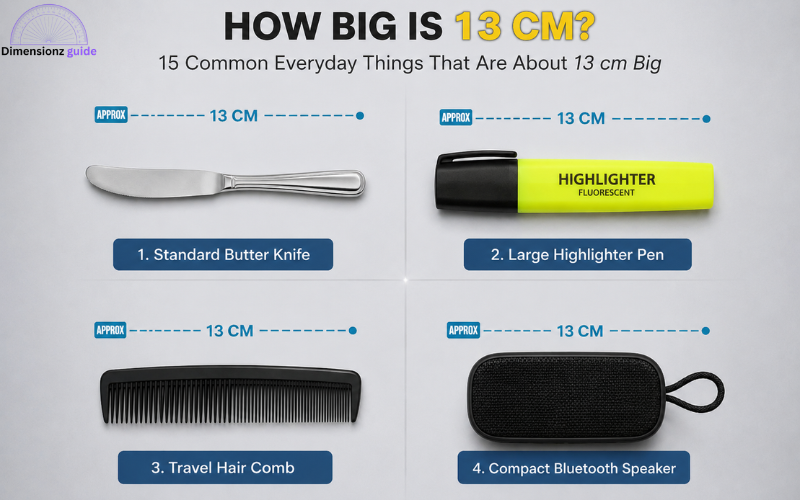how big is 13 cm