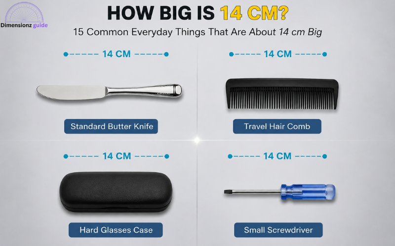 how big is 14 cm