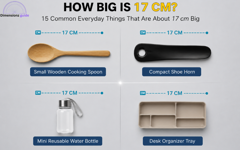 how big is 17 cm