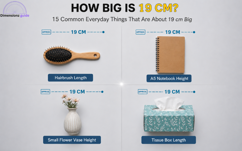 how big is 19 cm