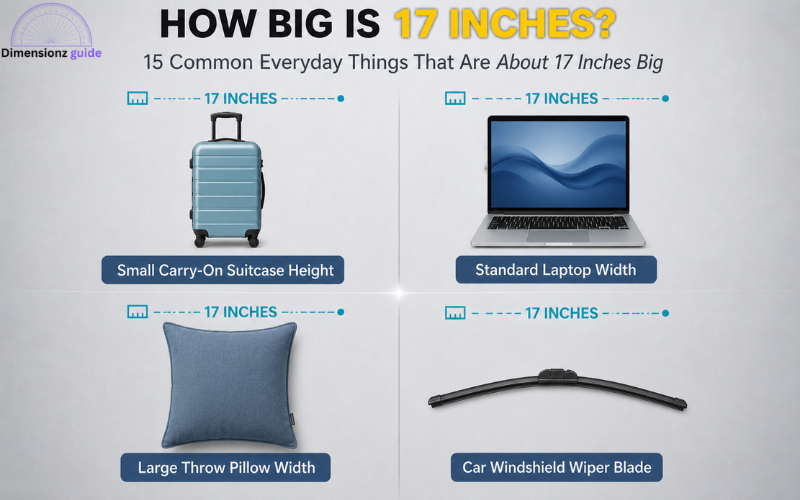 how long is 17 inches