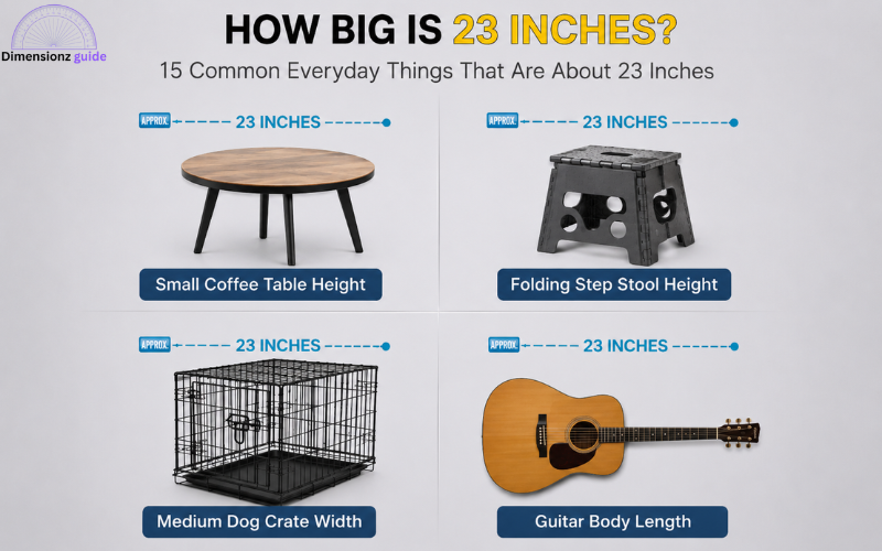 how long is 23 inches