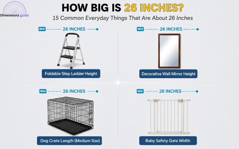 how long is 26 inches