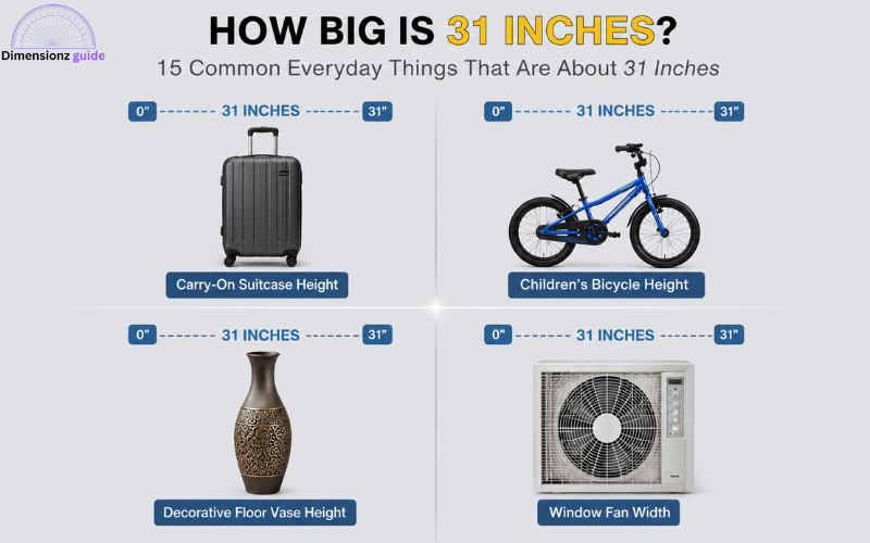 how long is 31 inches