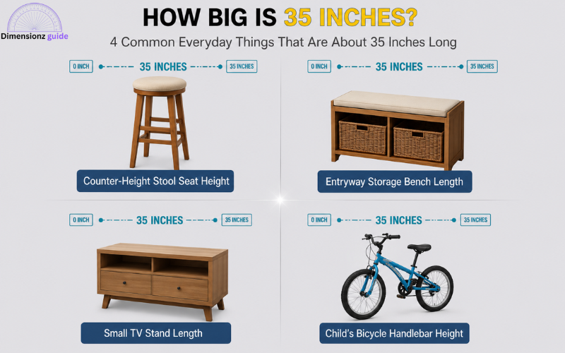 how long is 35 inches