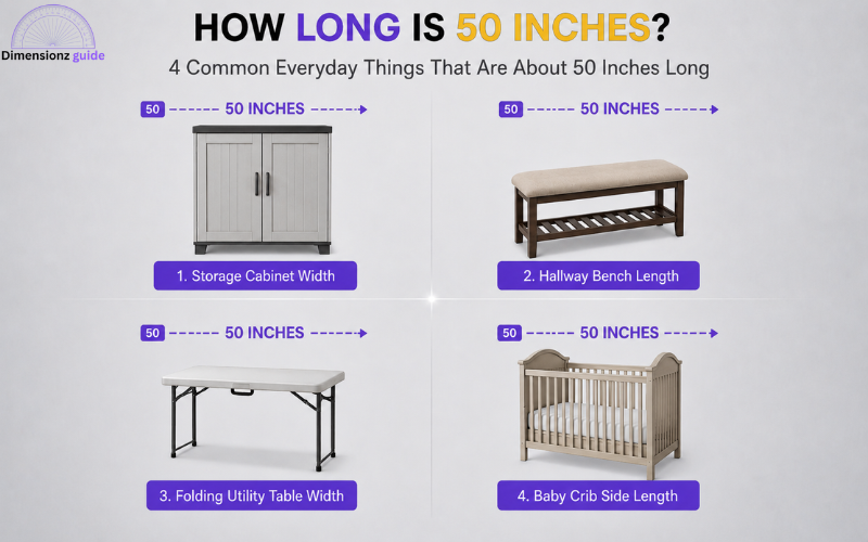 how long is 50 inches