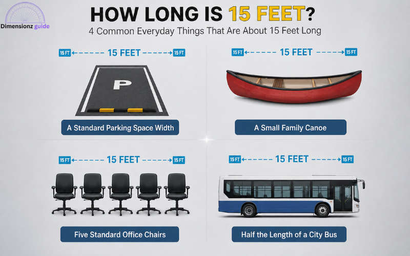 how long is 15 feet