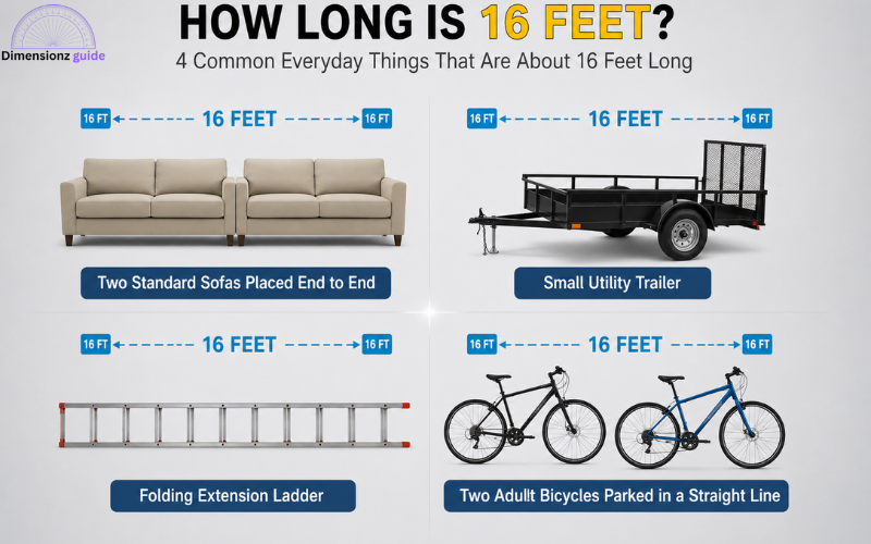 how long is 16 feet
